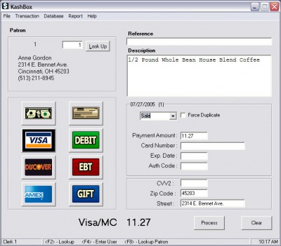 KashBox Payment Processing Software 2.00 screenshot KashBox Payment Processing Software 2.00 screenshot