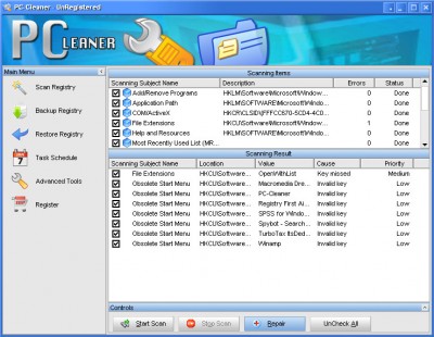 Computer Cleaner on Pc Cleaner 3 243 Free Download  Pc Cleaner Is A Program That Will Let