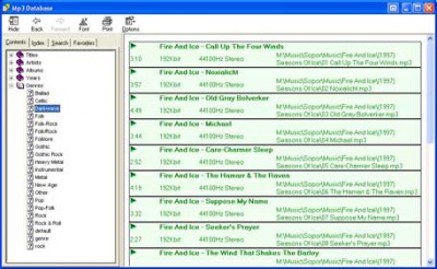 Abee MP3 Database Organizer 1.0.2 screenshot