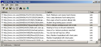 AddrView 1.01 screenshot