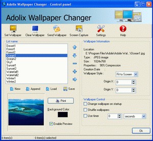 Adolix Wallpaper Changer 2.2 screenshot