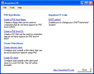 AnywhereTS 3.0.1 screenshot