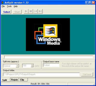 AviSplit Classic 1.42 screenshot