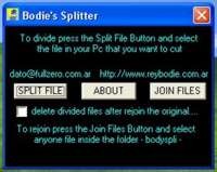 Bodie's Splitter 1.02 screenshot