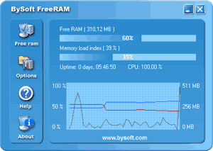 BySoft FreeRAM 4.1.6.199 screenshot