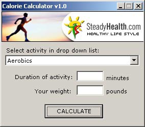 Calorie Calculator 1.0 screenshot