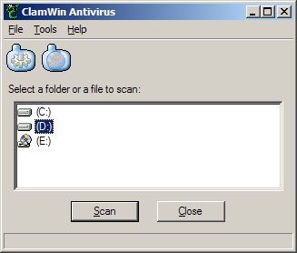 ClamAV 0.90.1-3 screenshot