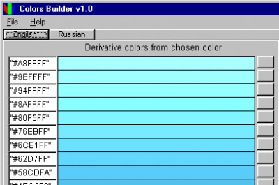 Colors Builder 1.0 screenshot