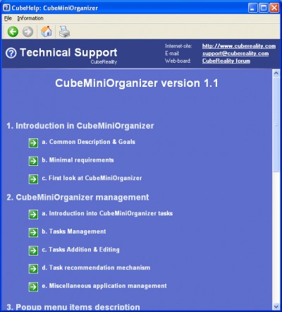 CubeHelpSDK 1.7 screenshot