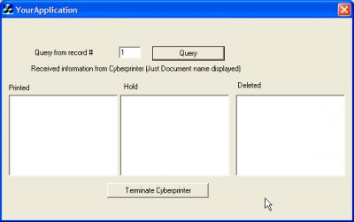 Cyberprinter Development Kit 1.0 screenshot