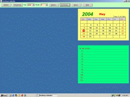 Desktop Calendar 1.0 screenshot