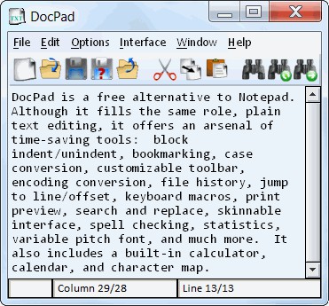 DocPad 24.0 screenshot