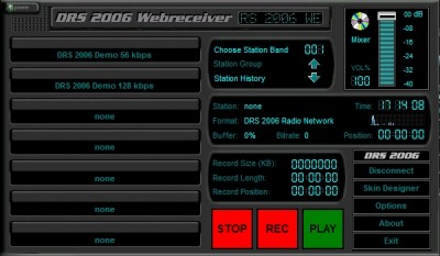 DRS 2006 Webreceiver 1.2 screenshot