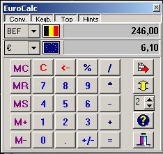 EuroCalc 2.1 screenshot