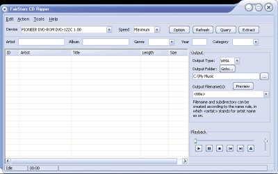 FairStars CD Ripper 1.50 screenshot