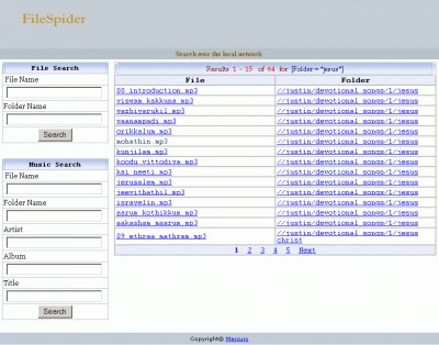 FileSpider 1.0 screenshot