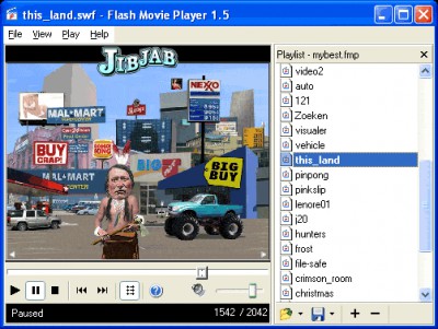 Flash Movie Player 1.5 screenshot