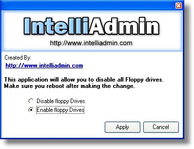 Floppy Remote Drive Disabler 2.0 screenshot