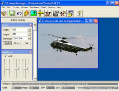 Fx Image Manager 8.1.21 screenshot