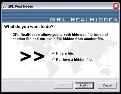 GRL RealHidden 1.0 screenshot