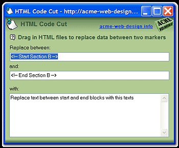HTML-Code-Cut 80.103a screenshot