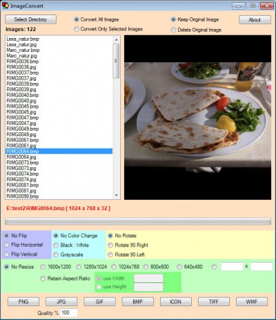 ImageConvert 2.3 screenshot