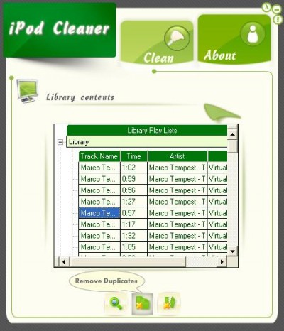 iPod Cleaner 1.0.0.1 screenshot