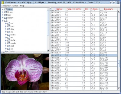 JExifViewer 1.0 screenshot