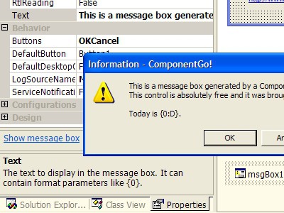 MessageBoxGo 1.0 screenshot