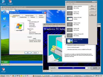 Microsoft Virtual PC 2007 1.0 screenshot