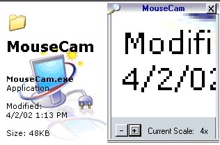 MouseCam 1.0 screenshot
