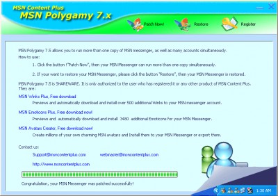 MSN Polygamy 9.0 screenshot