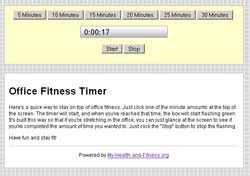 Office Fitness Timer 1.2 screenshot