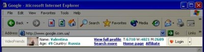 Online Dating Toolbar VideoFriends.net 0.01 screenshot