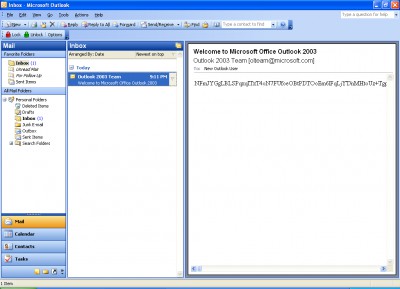 OutLock for Outlook 1.2 screenshot