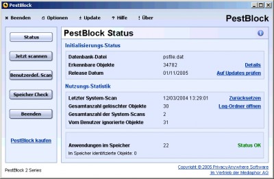 PestBlock Deutsch 3.2 screenshot