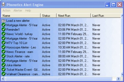 Phonotics Alert Engine 2.0 screenshot