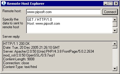 Remote Host Explorer 1.2 screenshot