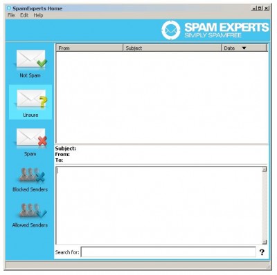 SpamExperts Home 1.1.6.2 screenshot