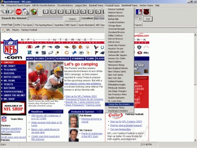 SportsBrowser 2.0 screenshot