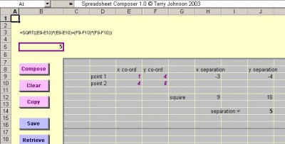 Spreadsheet Composer 2.0 screenshot