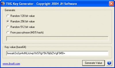 TSIG Key Generator 1.00 screenshot