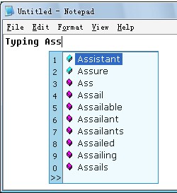 Typing Assistant 8.1 screenshot