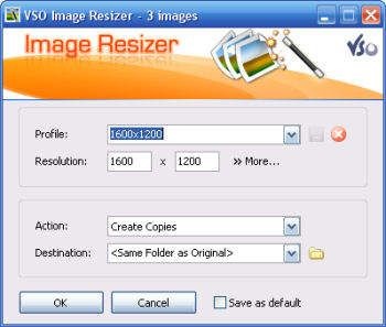 VSO Image Resizer 1.0.11b screenshot