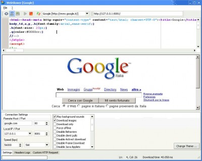 WebSlower 2.0.2 screenshot