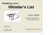 Whistler's List 1.050526